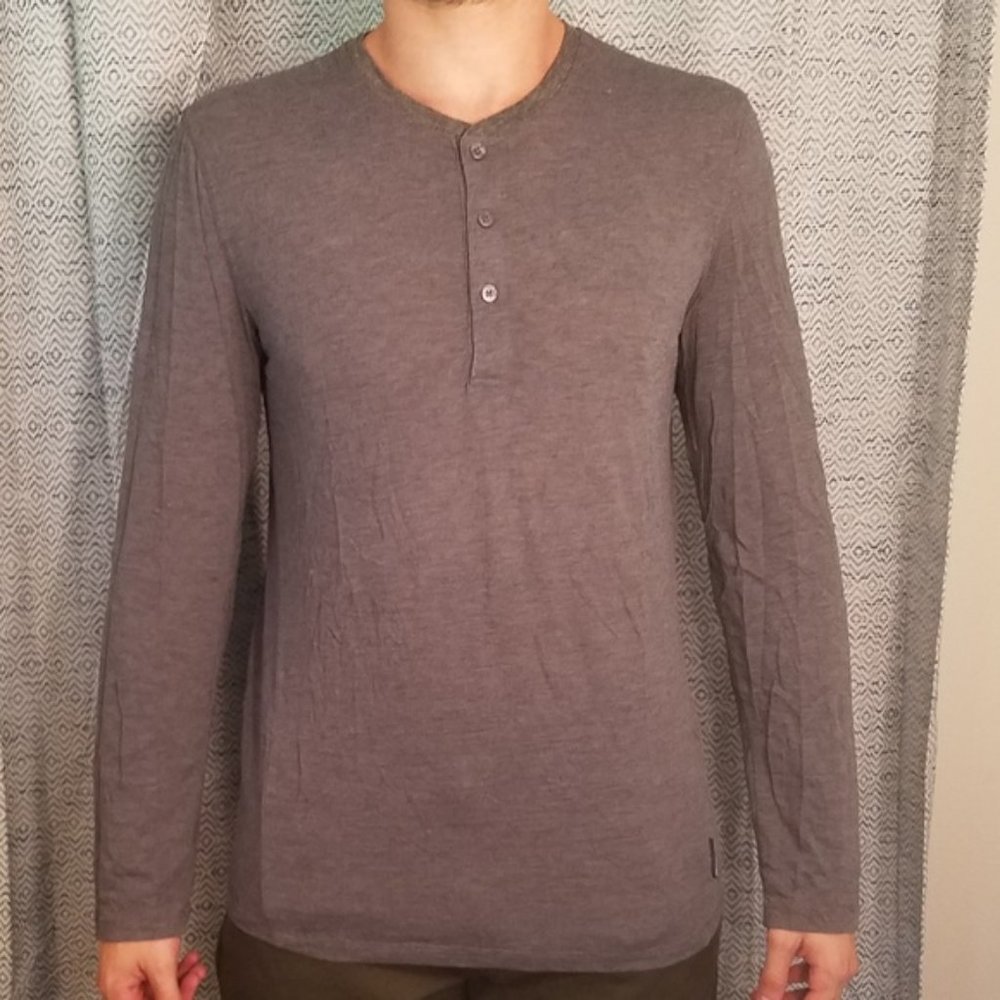 Armani Exchange Henley Long Sleeve shirt Size L